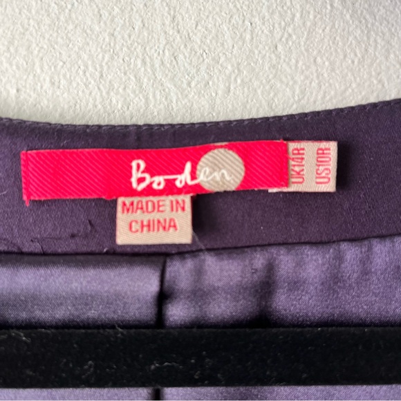 Boden•geometric•navy/purple sheath dress•sz 10 - Picture 4 of 10